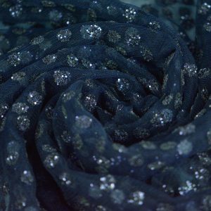 Glitter pe tulle - Bleumarin 1 Glitter pe tulle - Bleumarin