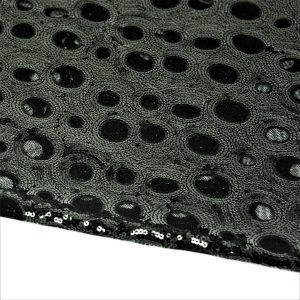 Dantela cu paiete - Negru II