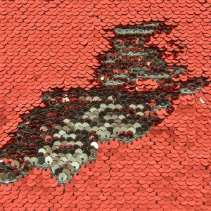 Paiete Reversibile - Rosu si argintiu