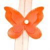 Banda decorativa fluturi organza - Portocaliu 3 Banda decorativa fluturi organza - Portocaliu