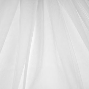 Tulle elastic pentru constructie - Alb - 3 m latime