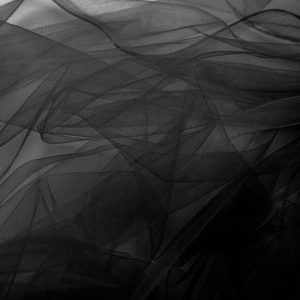 Tulle elastic pentru constructie - Negru - 3 m latime