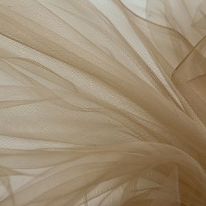 Tulle elastic pentru constructie - Maro deschis - 3 m latime