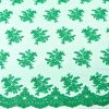 Dantela brodata - Verde 6 Dantela brodata - Verde