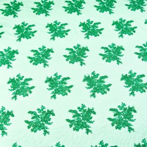 Dantela brodata - Verde 4 Dantela brodata - Verde