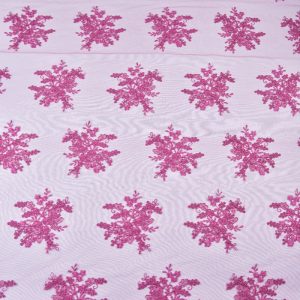 Dantela brodata - Ciclam 5 Dantela brodata - Ciclam