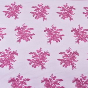 Dantela brodata - Ciclam