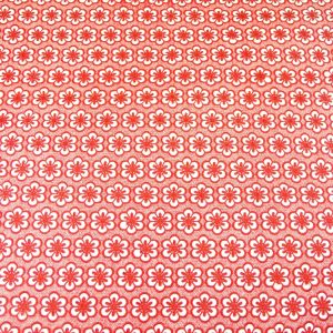 Dantela brodata cu flori - Rosu 3 Dantela brodata cu flori - Rosu