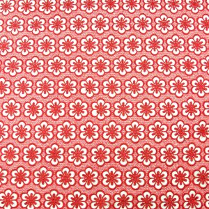 Dantela brodata cu flori - Rosu 5 dsc1582