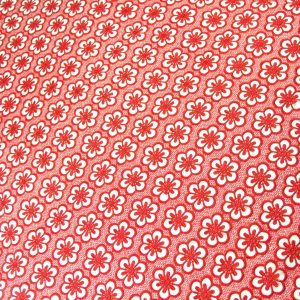 Dantela brodata cu flori - Rosu 1 dsc1583