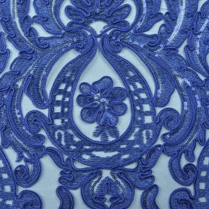 Dantela brodata - Albastru