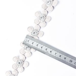 Banda decorativa cu pietre - Roz 2 Banda decorativa cu pietre - Roz