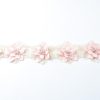 Banda decorativa cu flori mari - Roz 4 Banda decorativa cu flori mari - Roz