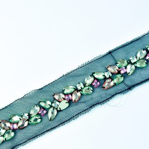 Banda decorativa cu pietre multicolore 2 dsc2340jkkj