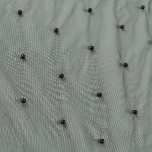 Tulle cu perle - Negru