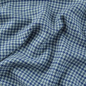 Stofa cu model - Albastru cu alb