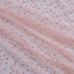Tulle cu stelute - Roz pudra 4 Tulle cu stelute - Roz pudra