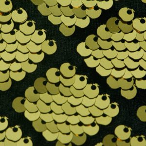 Paiete pe catifea  - Negru cu auriu