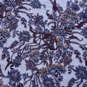 Dantela cu pietre - Mov 2 Dantela cu pietre - Mov