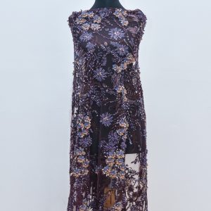 Dantela cu pietre - Mov 6 Dantela cu pietre - Mov