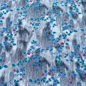 Barbie imprimat digital - Crengute albastre