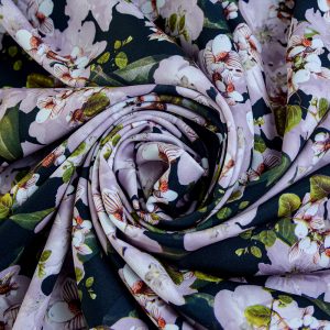 Barbie imprimat digital - Flori lila