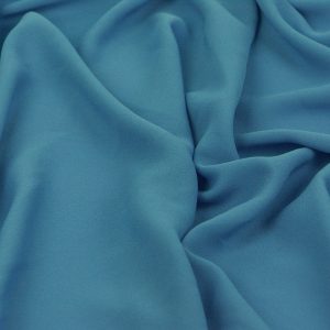Voal Georgette - Albastru turcoaz 2 Voal Georgette - Albastru turcoaz
