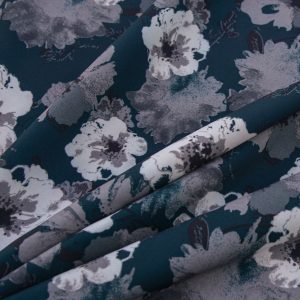 Barbie imprimat digital - Verde cu flori