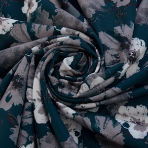 Barbie imprimat digital - Verde cu flori