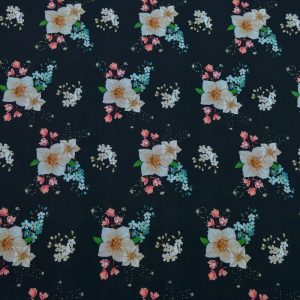 Barbie imprimat digital - Flori multicolore