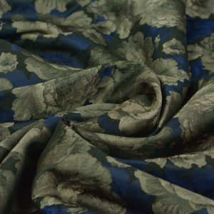 Brocard cu imprimeu floral - Albastru