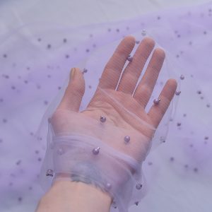 Tulle cu perle - Lila 3 Tulle cu perle - Lila