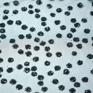 Glitter pe tulle - Negru 2 Glitter pe tulle - Negru