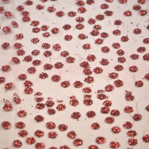 Glitter pe tulle - Grena 3 Glitter pe tulle - Grena