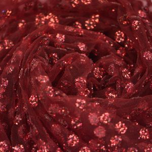 Glitter pe tulle - Grena 1 Glitter pe tulle - Grena