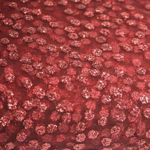 Glitter pe tulle - Grena 2 Glitter pe tulle - Grena