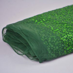 Glitter pe tulle - Verde 3 Glitter pe tulle - Verde