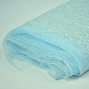 Glitter pe tulle - Bleu 4 Glitter pe tulle - Bleu