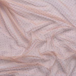 Tulle fin cu buline mici - Nude 3 Tulle fin cu buline mici - Nude