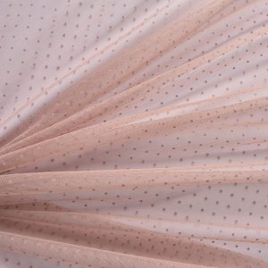Tulle fin cu buline mici - Nude 4 Tulle fin cu buline mici - Nude