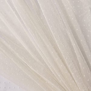 Tulle fin cu buline mici - Ivory 2 Tulle fin cu buline mici - Ivory