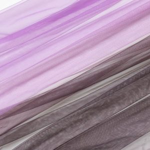 Tulle in degradee mov negru