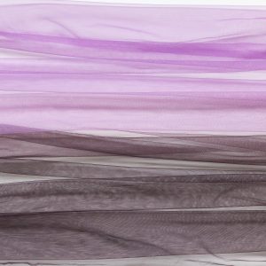 Tulle in degradee mov negru