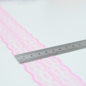 Banda danteluta roz, alb, ivory, plamaniu, somon