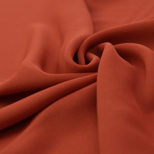 Voal Georgette - Rosu Caramiziu 2 Voal Georgette - Rosu Caramiziu