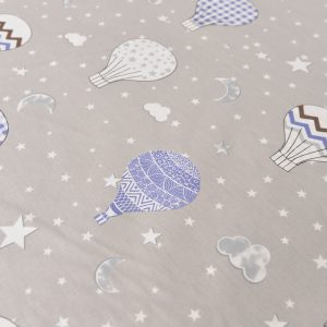 Bumbac Ranforce Gri Imprimat 240 cm 2 Bumbac Satinat Ranforce Gri imprimat 2.4 m