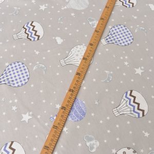 Bumbac Ranforce Gri Imprimat 240 cm 3 Bumbac Satinat Ranforce Gri imprimat 2.4 m