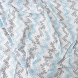 Bumbac Ranforce Imprimat Zigzag 240 cm 4 Bumbac Satinat Ranforce Imprimat Zigzag 2.4 m