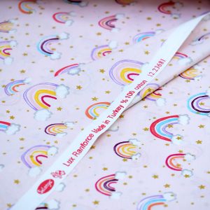 Bumbac imprimat roz pal curcubeu 240 cm 2 Bumbac imprimat roz pal curcubeu 240 cm