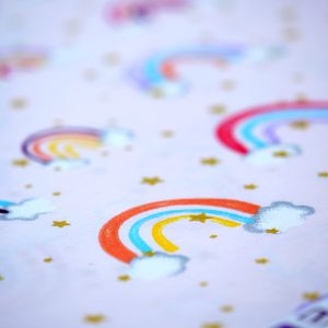 Bumbac imprimat roz pal curcubeu 240 cm 4 Bumbac imprimat roz pal curcubeu 240 cm